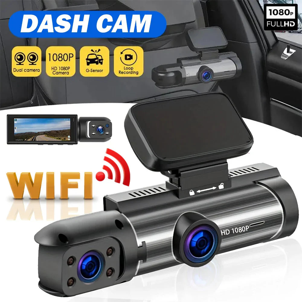 1080P WiFi Dual Lens Dash Cam