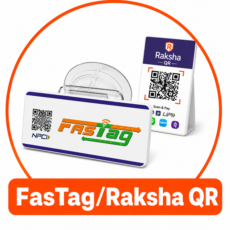 FasTag/Raksha QR