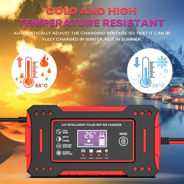 6A 12V Smart Car Battery Charger