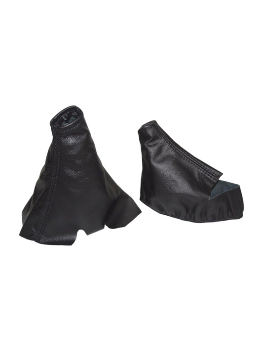 Leather AUTOMATIC Shift & Handbrake Boot Cover For Chevy Corvette C5 1997 1998 1999 2000 2001 2002 2003 2004