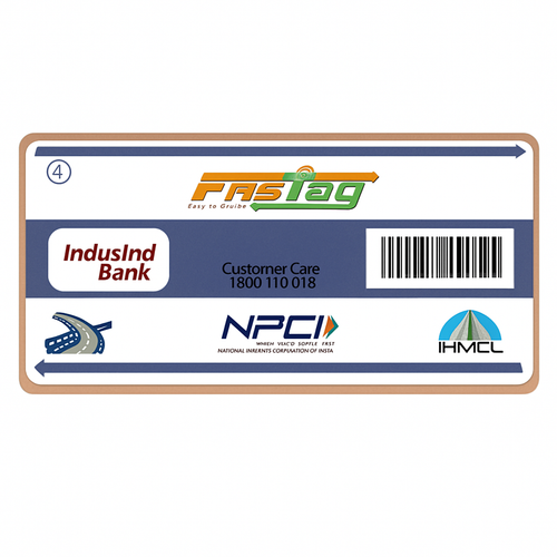 Indusind Bank Fastag for Car/jeep/van